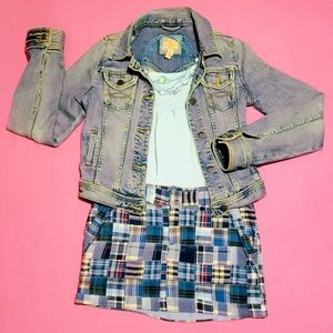 AmEagle plaid skirt ⛵☀️